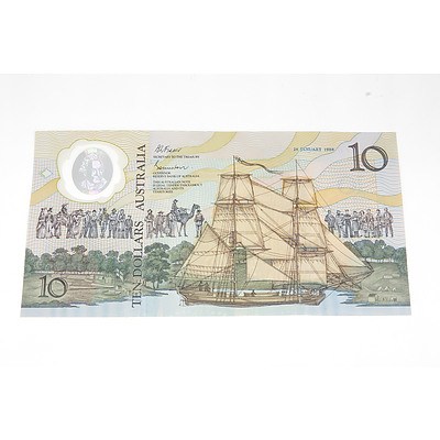 1988 Australian Polymer Bicentennial Commemorative $10 Note, AA17073487