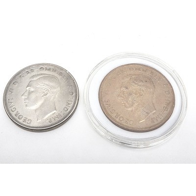 Two Australian 1937 Silver Crowns