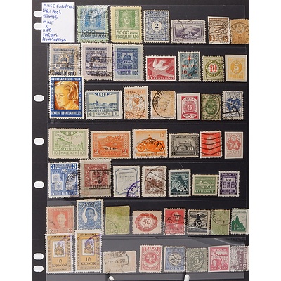 Early 1900's Mixed European Stamps, Used