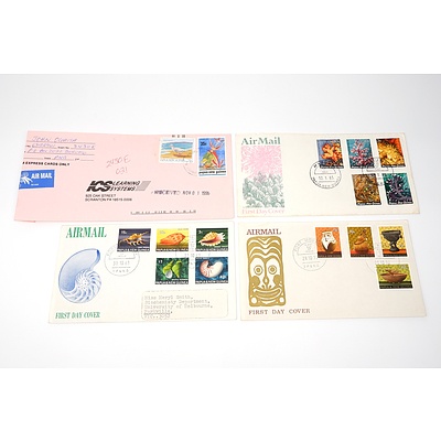 Four 1963-1996 Collection of Covers from Papua New Guinea