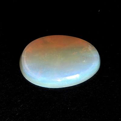 Solid White Crystal Opal, Oval, 2.44ct