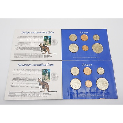 Two 1984 RAM Uncirculated Mint Sets