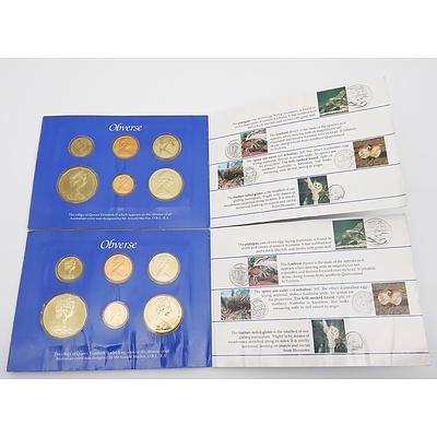 Two 1984 RAM Uncirculated Mint Sets