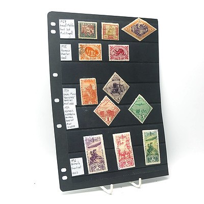 1927 Local Motifs Stamps, 1935 Animal Stamps, 1936 Airmail Stamps and More