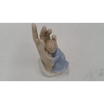 Two Lladro Figurines and Valencia Collection Figurine
