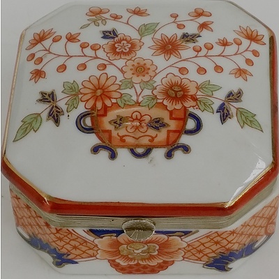 Collection of Japanese Amari Plates and Amari Trinket Box