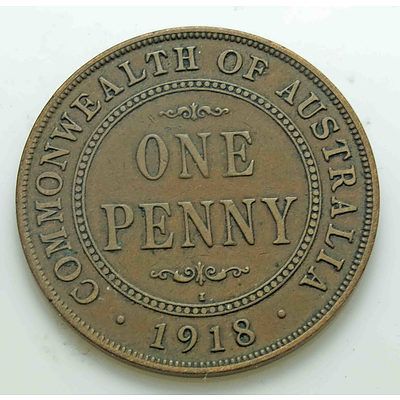 Australia: George V Penny 1918