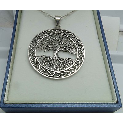 Sterling Silver Celtic Tree Of Life Pendant