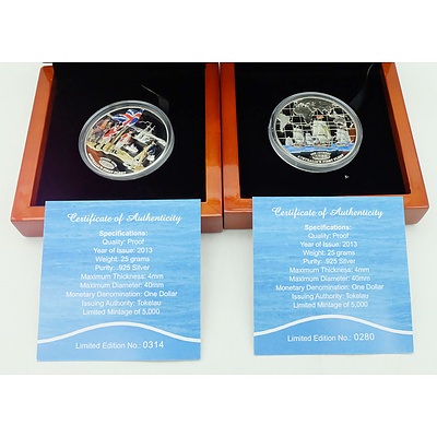 1788 Sydney Cove Australia's First Fleet Limited Edition 2013 .925 Silver Proof Coin and 1788 The Journey Australia's First Fleet Limited Edition 2013 .925 Silver Proof Coin