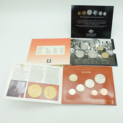 1976 Australian Decimal Coin Set Uncirculated, 2011 Six Coin Uncirculated Set Exclusive World Money Fair Berlin 2011 Release, and More 