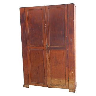 Antique Rustic Kauri Pine Cupboard