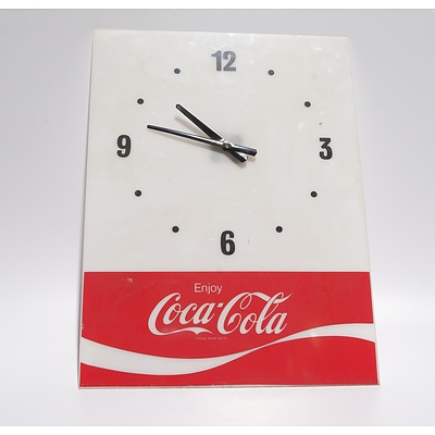 Plastic Coca Cola Clock