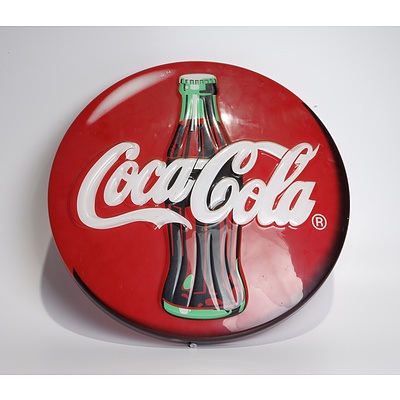 Coca Cola Oval Tin Sign