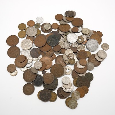 Group of Australia and International Coins, Including Fuji, France, United States and More