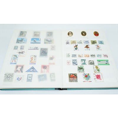 Group of Seven Australian and International Stamp Albums