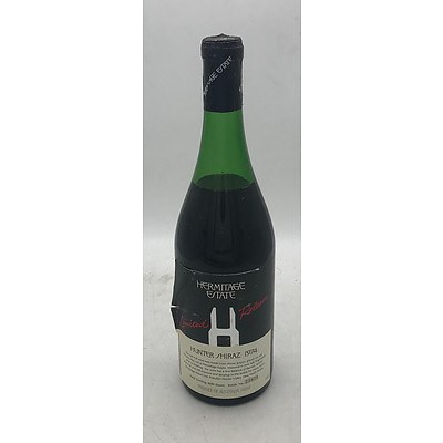 Bottle of Hermitage Estate 1974 Limited Release Hunter Shiraz 740mL