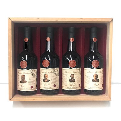 Case of 4x Bottles Wyndham Estate 1979 Prime Ministers of Australia Port Collection Series 1