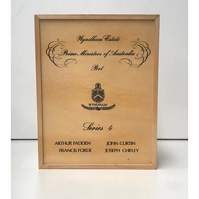 Case of 4x Bottles Wyndham Estate 1980 Prime Ministers of Australia Port Collection Series 4