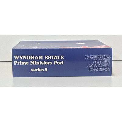 Case of 4x Bottles Wyndham Estate 1981 Prime Ministers of Australia Port Collection Series 5