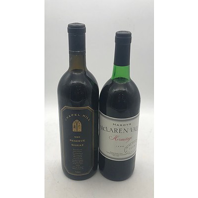 2x Bottles of Assorted Premium McLaren Vale Red Wines