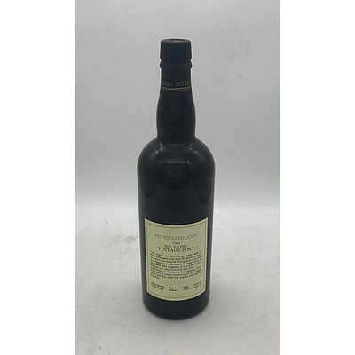 Bottle of Peter Lehmann 1980 Barossa Valley Vintage Port ~ Bin AD2001 - 750mL
