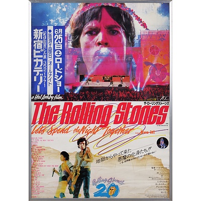 Framed Rolling Stones Poster
