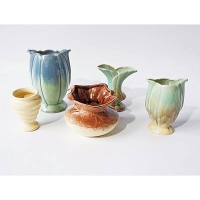Five Pieces Australian Pottery Including  Dianna, Casey and Pates Pottery