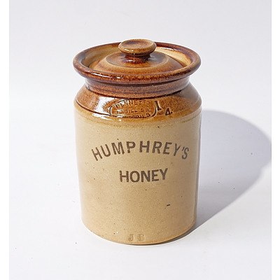 Pottery Bennett Humphries Lidded Honey Jar