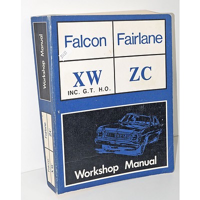 Falcon and Fairlane Workshop Manuel