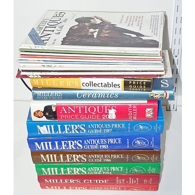 Various Antique Guides, Including Millers, Carters