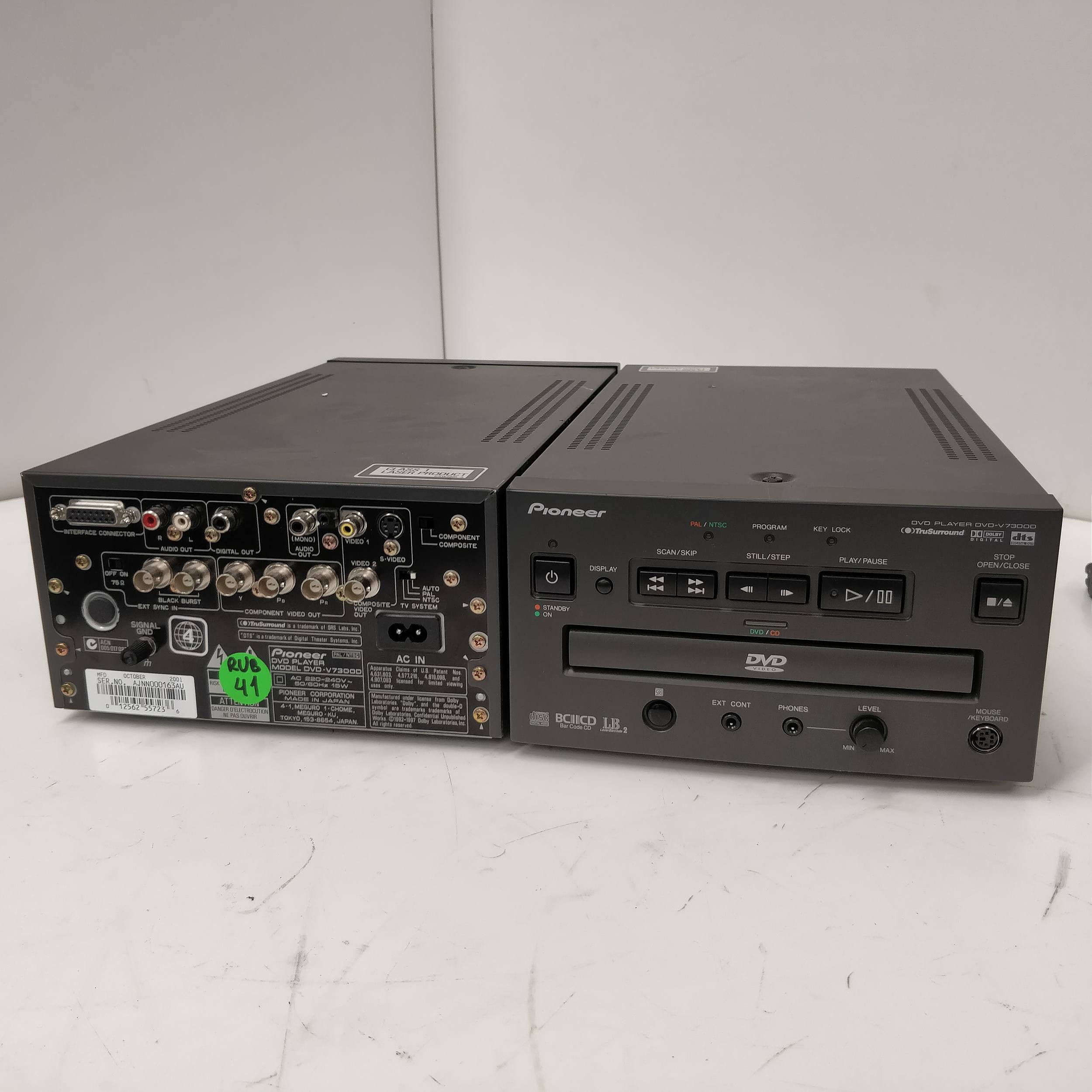 Lot Of 2 Pioneer DVD Player DVDV73000 Lot 1103479 ALLBIDS