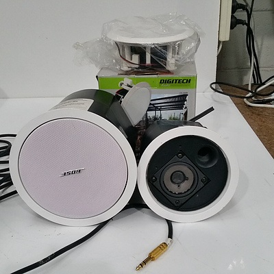 Bose & Digitech Audio Ceiling Speakers - Lot Of 3