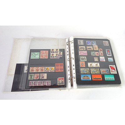 Large Stamp Album with 575+ Stamps, and Two Telstra Phonecard History Books