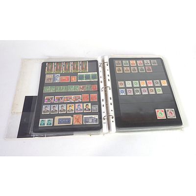 Large Stamp Album with 575+ Stamps, and Two Telstra Phonecard History Books