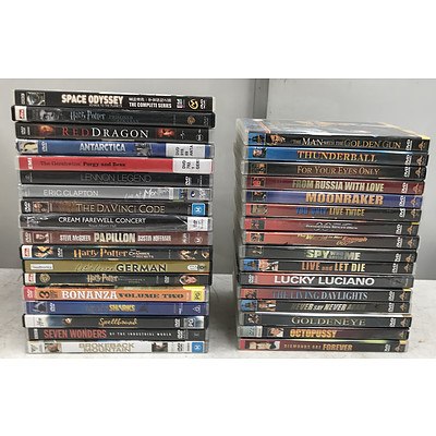 Lot Of Books DVDs and VHS Tapes