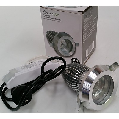 Martec Xtreme 10W Neutral White Dimmable LED Downlight Kits - Lot of Eight - RRP $315.00 - Brand New