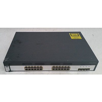 Cisco Catalyst (WS-C3750G-24TS-S) 3750 Series 24-Port Gigabit Managed Switch