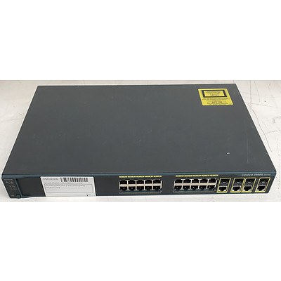 Cisco Catalyst (WS-C2960G-24TC-L V02) 2960G Series 24-Port Gigabit Switch
