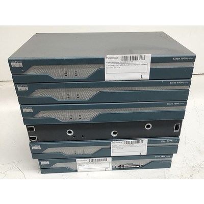 Cisco 1800 Series Integrated Services Router - Lot of Six