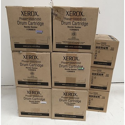 Xerox Toner & Drum Cartridges - Lot of Nine
