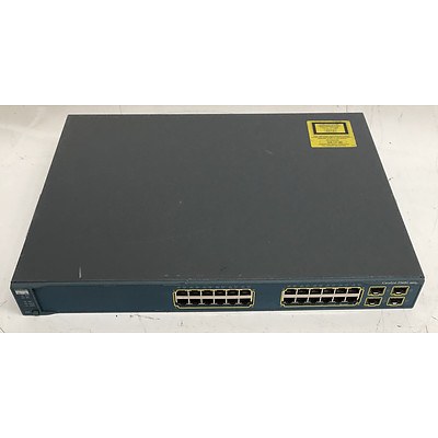 Cisco Catalyst (WS-C3560G-24TS-E V02) 3560G Series 24-Port Gigabit Managed Switch
