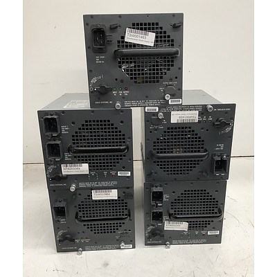 Cisco Catalyst 6500 Series Power Supply Modules - Lot of Five