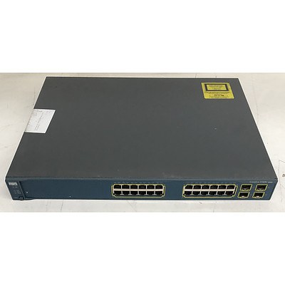 Cisco Catalyst (WS-C3560G-24TS-S V02) 3560G Series 24-Port Gigabit Managed Switch
