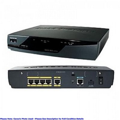 Cisco (CISCO857-K9 V02) 850 Series Router - Lot of Four