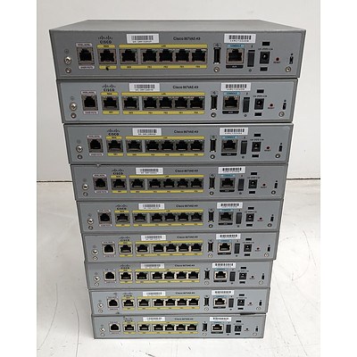 Cisco (CISCO867VAE-K9) 860 Series Router - Lot of Nine
