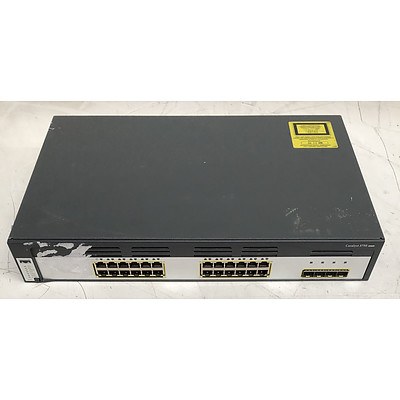 Cisco Catalyst (WS-C3750G-24TS-S V08) 3750 Series 24-Port Gigabit Managed Switch