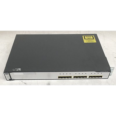 Cisco Catalyst (WS-C3750G-12S-S) 3750 Series 12-Port Gigabit SFP Switch