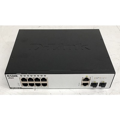 D-Link (DES-3200-10) xStack 8-Port Layer 2 Management Switch