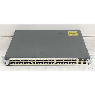 Cisco Catalyst (WS-C3750G-48TS-S V02) 3750G Series 48-Port Gigabit Managed Switch