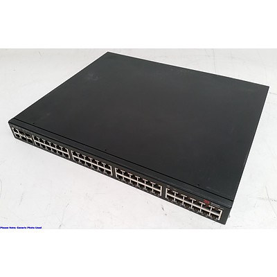Brocade Ruckus (ICX6450-48P) iCX 6450-48 48-Port Gigabit PoE Managed Switch
